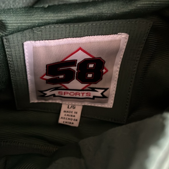 Michigan State Spartans 58 SPORTS Soft Shell Full Zip Green Jacket (Large)(Used) - Picture 3 of 5